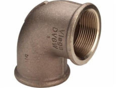 Viega Koleno 90° 3/4 x 1/2 bronz / lesklý Trubkový spoj