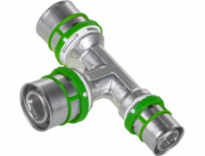 Comap Redukční T-kus MultiSkin s lisovacím uchycením, mosaz/cínovaný, 26x20x16