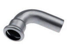 KAN-therm Lisované koleno 90° 42 mm nerezová ocel - 6190393