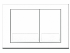 KK-Pol Splachovací tlačítko M06 pro toaletu bílé (SPP/030)