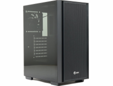 Zenpc Počítačová skříň Flow TG Black 4x Fander P12 PWM PST