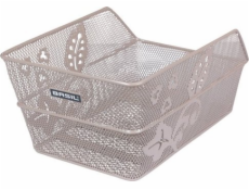 BASIL CENTO FLOWER ZADNÍ KOŠÍK, ocel, nahá metalíza (NOVINKA 2025)