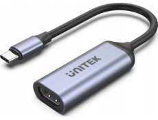 Unitek adaptér USB-C na HDMI 2.1 (8K 60Hz) šedý 15cm