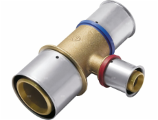 KAN-therm T-SPOJ ČERVENÝ.MOSAZ. POZVAT. 50X40X40