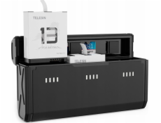 Telesin Nabíječka USB TYPE-C pro 3x baterie + 2x baterie pro GoPro Hero 13 ČERNÁ / S0-ECB-09-TGP