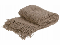 Bavlněný přehoz s třásněmi, 130 x 170 cm