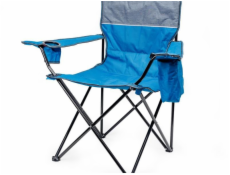 Genway KEMPOVÁ ŽIDLE PLATINET ČALOUNĚNÁ 55x55x44/90 CM MODRÁ [46136]