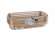 Koopman Mobilní béžový vozík se 4 košíky 78,8x26x46,5cm