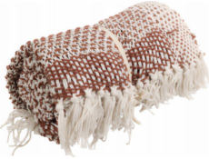 Home Styling Collection Bavlněný přehoz z melanže, 130 x 170 cm