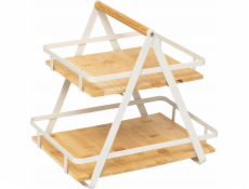 5five Stojací police na kuchyňskou desku ORDERA, 2úrovňová, 30,5 x 22,5 x 29 cm