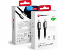 ForCell Kabel USB-C - Lightning 3 m, černý