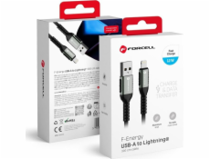 ForCell Kabel USB-A - Lightning 3 m, černý