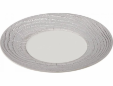 Revol Plochý talíř ARBORESCENCE 31 cm, stříbrný