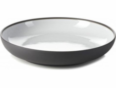 Talíř Revol SOLID 23,5 cm, bílá a černá