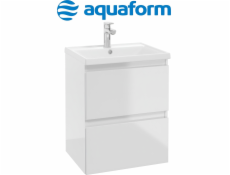 Cersanit AQ.401-1105011 / AQUAFORM / OTTIMA / ZÁVĚSNÁ SKŘÍŇKA POD UMYVADLO 50X60X40 DSM BÍLÝ LESKLÝ /