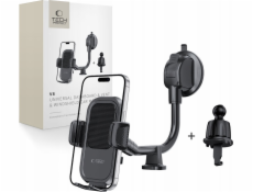 Tech-Protect UNIVERZÁLNÍ DRŽÁK V8 S DLOUHÝM RAMENEM NA PŘÍSTROJOVOU DESKU A ČELNÍ SKLO AUTOMOBILU, ČERNÝ