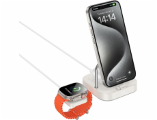 Hoco Indukční nabíječka 3v1 kompatibilní s Apple Watch 3A 5W CQ16A bílá