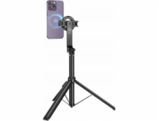 Hoco magnetická selfie tyč s bezdrátovým dálkovým ovládáním stativ K25 černá
