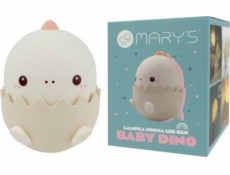 Plexido LED noční světlo s dinosaurem růžové