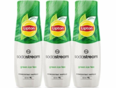 Sodastream 3 x Lipton sirup s ledovým čajem a zeleným čajem 440 ml