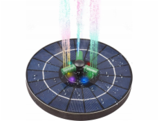 CreativeHome GOTEL Q33B SVÍTÍCÍ SOLÁRNÍ FONTÁNA RGB