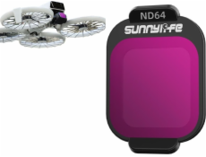 SunnyLife Celošedý filtr ND64 NDx64 pro dron DJI FLIP, pouzdro s filtrem / FI962-64