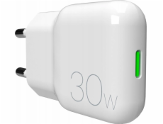 Puro GaN SLIMPRO 30W USB-C nabíječka do zásuvky - bílá