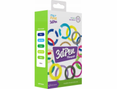 NoboKids Filamentové kazety 6x 5m filament pro 3D pero Artis MyFirst PLA 1,75 mm / Studené barvy / FP8001AC-CC01