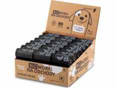 STARCHBAG Kompostovatelné BIO sáčky na exkrementy 63 rolí x 15ks, černé