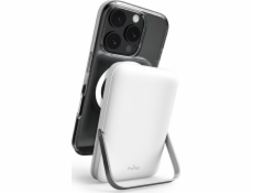 Puro Bezdrátová powerbanka 10000mAh MagSafe s hliníkovým stojanem - bílá