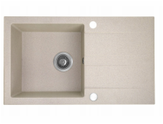 Laveo AQ.901-1012011 / AQUAFORM / MARANELLO / BÉŽOVÝ ŽULOVÝ DREZEK, 44X76CM, 1K+OC, SIFON /