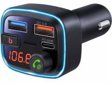 Savio Automobilový FM vysílač s funkcí Bluetooth