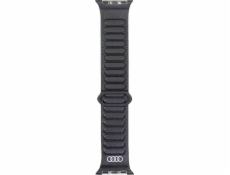 Originální kožený magnetický prsten s logem Audi pro Apple Watch 40/41/42 mm černý