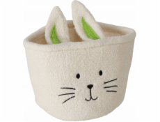 Boltze Textilní košík NIKKEL na drobnosti s motivem králíka