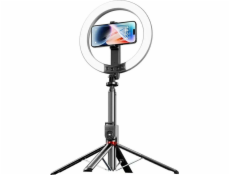 Usams Držák na telefon s lampou ZB323 10 palců 1200mAh 2,3 m černý