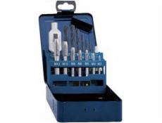 Bituxx Sada závitníků a závitnic, 33 dílů. (M3-M12) kovové pouzdro