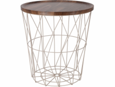 Odkládací stolek s košíkem, 37 x 39 cm