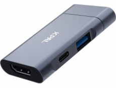 Cestovní rozbočovač JCPAL USB-C 3 v 1 – rozbočovač HDMI/PD/USB-A 3.0 – záruka bezpečnosti. Jednoduché splátky. Doprava zdarma od 170 PLN.