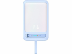 Usams Powerbanka XM Series CD219 10000mAh Magnetická bezdrátová modrá