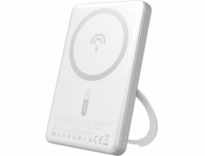 Dudao Powerbanka K28S 20W PD 5000mAh s MagSafe a stojánkem - stříbrná