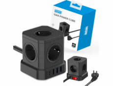 Newell NL4387 GaN napájecí kostka 9v1 černá