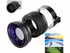 Objektiv 2v1 Hd Wide 18mm 0,75x + Makro 10x Pro Sony Zv1 Zv-1 Neewer Ls-18