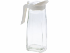 Skleněná konvice na čaj i vodu 1,5 l bílá KO-024001980bila