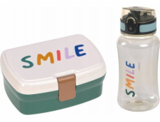 Lassig Obědová sada Lassig Little Gang Smile zelená