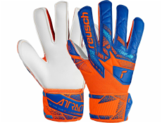 Reusch Brankářské rukavice Attrakt Solid Finger Support Junior modro-oranžové 5472510 2290 8