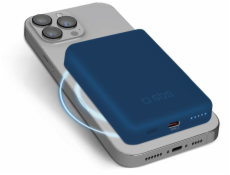 SBS TEBB5000MAG1CB Power Bank 5000mAh bezdrátové nabíjení modrá