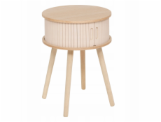 Noční stolek NYSOS se 2 dvířky, O 40 cm