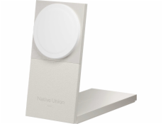 Bezdrátová nabíječka Native Union Rise 2 v 1 Qi2, pískovec