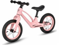 Nils Fun RB901 dětské balanční kolo, nafukovací kola, led, 12  , růžové, 90x50x41cm