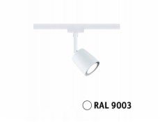 URail SPOT GU10 dráhový reflektor max.10W 230V bílý RAL9003 / kov
